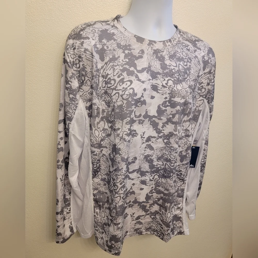 NWT Huk Long Sleeve Fishing/Performance Sun/Swim Shirt - Picture 2 of 4